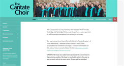 Desktop Screenshot of cantate-choir.info